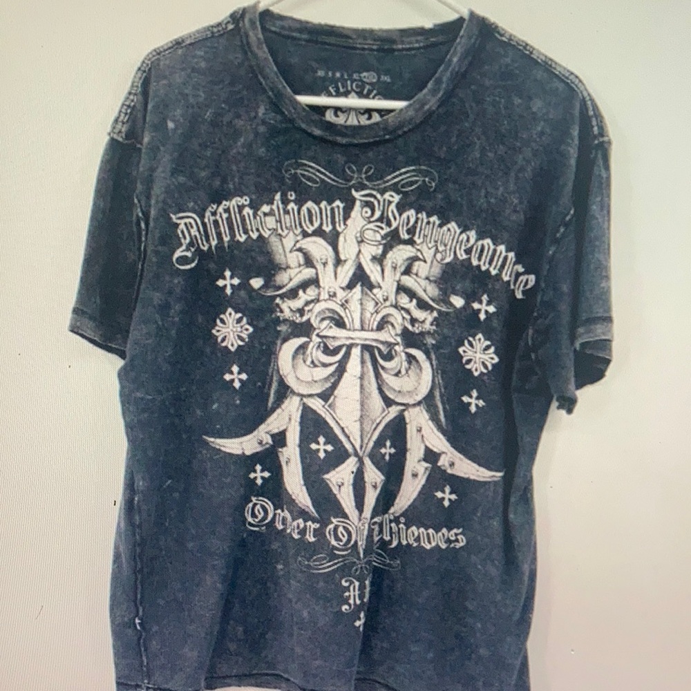 Affliction “Order Of Theives “Skull Men’s Shirt XXL